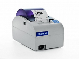 Принтер документов FPrint-55 для ЕНВД. Белый. RS+USB (Кабель RS-232)