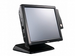 POS-компьютер моноблок Sam4s SPT-4000, 1Gb/no HDD/PS2 MSR, монитор 15“ сенсорный, черный (3xCOM)