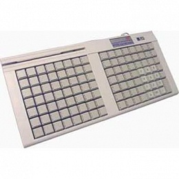 KB-112RK, программируемая клавиатура, 112 клавиши, с ридером магнитных карт (1&2-я дор.) бежевая