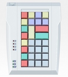 Клавиатура программируемая POSUA LPOS-032-M02(ридер на 2 дорожку)