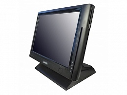 POS-компьютер моноблок Sam4s SPT-3700, no RAM/no HDD, монитор 15“ сенсорный, черный (4xCOM)